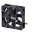 Ventilátor Akyga AW-8A-BK 80 mm čierny s konektorom Molex