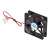 Ventilátor Akyga AW-8A-BK 80 mm čierny s konektorom Molex