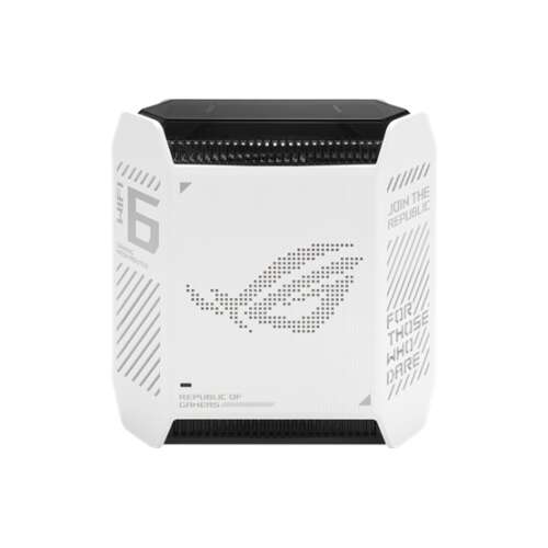 Herný router Asus ROG Rapture GT6, biely, predný pohľad