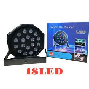 18 LED Mini RGB Par Light, DMX512, perfect pentru petreceri, evenimente și uz casnic - Lampi de veghe si proiectoare