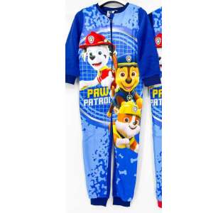 Nickelodeon Paw Patrol pijama cu fermoar albastru pentru băieți - Nickelodeon Pijamale pentru copii, cămăși de noapte