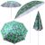 Collage of Strand kerti beach umbrella in different views