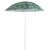 Strand kerti 150cm beach umbrella with tropical leaf print