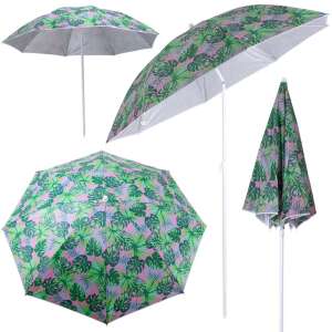 Beach garden umbrella adjustable 150cm with broken leaves