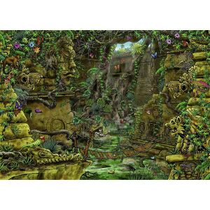 Ravensburger Exit Puzzle - Angkor Tempel, 759 Teile, Bild des fertigen Puzzles - Ravensburger Puzzle