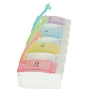 Heti tablettatartó oldalnézetből - Gyógyszeradagoló