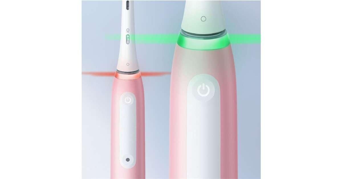 Oral-B iO3 Blush Pink Electric Toothbrush, Pink