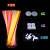 100 Pack Glow Sticks, 2 Connectors, 2 Bracelets, Party Supplies, Halloween, Rave, Festival, Christmas