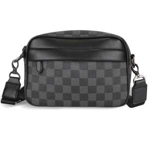 Geantă de afaceri pentru bărbați Dollcini, impermeabilă, rezistentă la zgârieturi, de afaceri, de călătorie, neagră, 25 x 15 x 5 cm - Accesorii pentru îmbrăcăminte