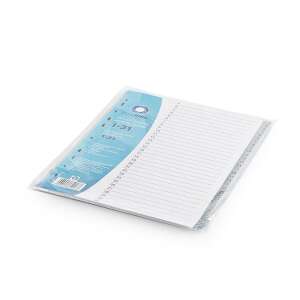 Bluering® 1-31 szürke regiszter, A4 méretű, 11 lyukkal, iratok rendezéséhez - Iratfűző kellék