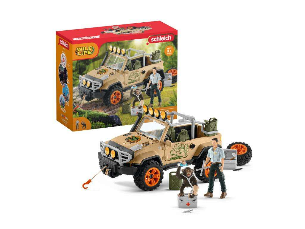 Schleich terepjáró csörlővel