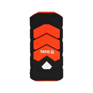 YATO car jump starter power bank, red and black, front view - Phone Charger and External Battery & Power Bank