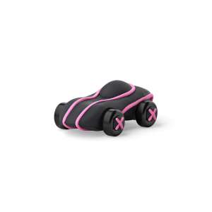 Hey Clay Motors Pink Cyber Car, a black and pink model car made from modeling clay - Hey Clay Modeling Clay