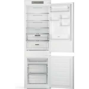 Whirlpool WHC18 T322 beépíthető hűtőszekrény, fehér, nyitott ajtó, belső nézet - Beépíthető hűtőszekrény