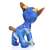 Back view of Chase the Super Pup from Paw Patrol, a plush toy for kids