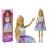 Anlily Prinzessin Puppe mit blonden Haaren, lila Kleid und Krone, verpackt und unverpackt