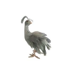 Decoratiune Craciun Paunita, verde, 22 cm 75659354 - Nonbrand Decorațiuni de Crăciun