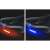 Trizand bike seat rear light in blue and red