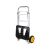 Folded VOREL hand truck, compact storage, 90 kg capacity