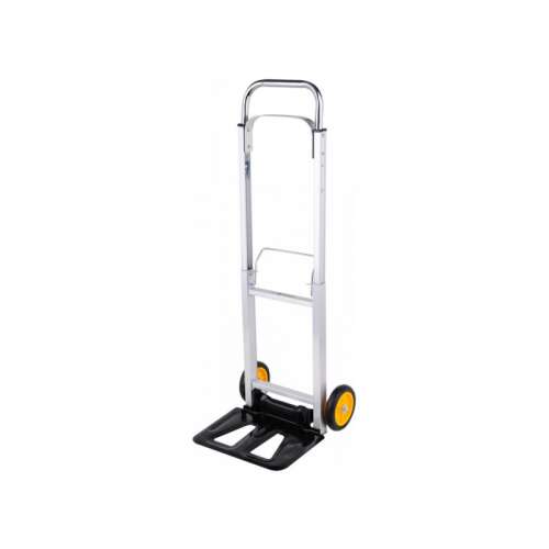 VOREL folding hand truck, 90 kg capacity, aluminum, foldable, with wheels