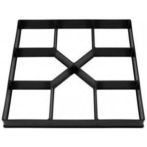 VOREL 400x400 mm térkő sablon, ferde nézet - Térkő sablon