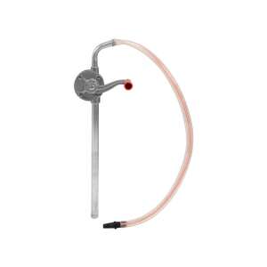 Pompa manuală de ulei VOREL Mini, 15 l/min, aluminiu, cu furtun - Pompe de mână