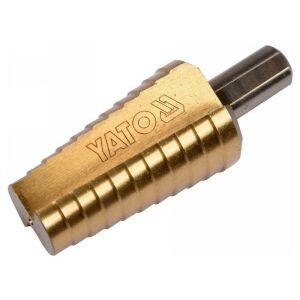 Wiertło stopniowe YATO 20-30mm, HSS z powłoką z azotku tytanu - Wiertło