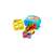 Fisher-Price formaillesztő játék szétszórt elemekkel