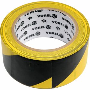 VOREL Schwarz-Gelbes Warnband, 48mm x 33m - Vorel