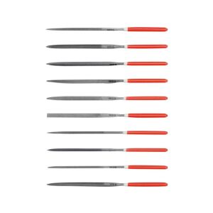 YATO 10-teiliges Nadelfeilenset, 4,0 x 160 mm, verschiedene Profile - Feilen
