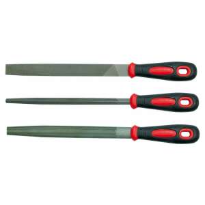 VOREL 3-teiliges Feilen-Set, 200 mm, mittel #2 - Feilen