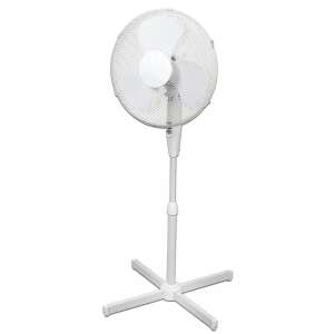 Ito 40cm Stand Fan, white, oscillating, adjustable height