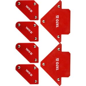YATO 6-Piece Welding Magnet Set for precise angle holding - Tool accessories