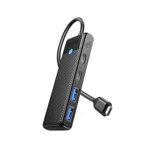 Orico 4-w-1 Adapter Hub USB z 2x USB 3.0, 1x Type-C 3.0 i 1x PD100W - Orico