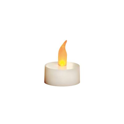 LED tea light, fehér, valósághű lánggal - Mécses