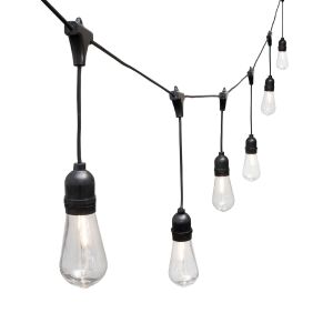 Sorolható party fényfüzér Filament LED papaya izzókkal, 5m kültéri fényfüzér - Home by Somogyi