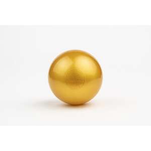 Euro-Matic arany színű műanyag labda, 7,5 cm átmérő, BPA-mentes - Műanyag labda szett