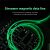 Lenyűgözően villogó mágneses USB töltőkábel cserélhető fejekkel – zöld (THM) (BBL) 127954670