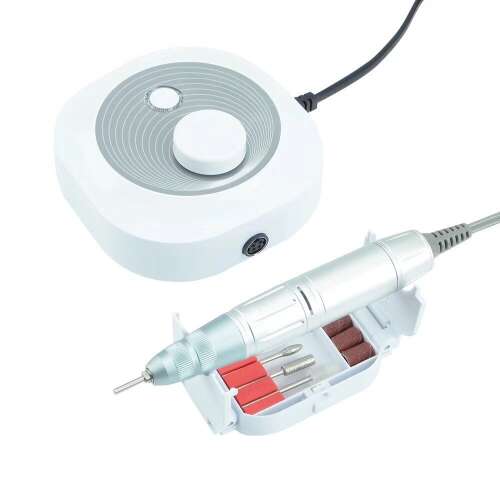 JMD 102 Pro professzionális műköröm csiszológép kézi egységgel, csiszolófejekkel és állvánnyal