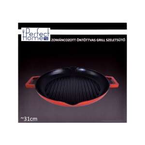 Zománcozott Öntöttvas Grill Szeletsütő 31cm csőrös