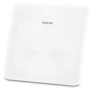 Sencor SBS 2475WH Personenwaage, weiß, digital, gehärtetes Glas, 180 kg Kapazität, 100 g Genauigkeit - Personenwaagen