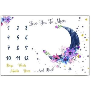 Babamérföldkő Takaró - Lila Hold - 150x100 cm 136477981 - Ever