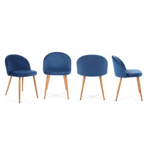 Set de scaune de sufragerie 4pcs K76_54 #blue-beech 32455858