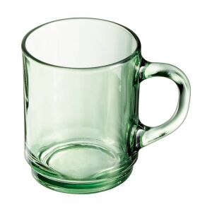 Luminarc Alba 250 ml világoszöld üveg bögre elszigetelve - Luminarc