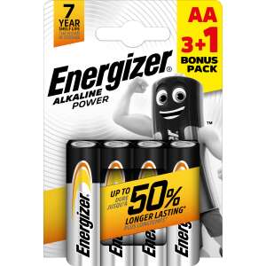Energizer Alkaline Power ceruza / AA elem 3+1 75781635 Elemek - Ceruzaelem