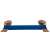 Trizand blue resistance band, stretched by hands