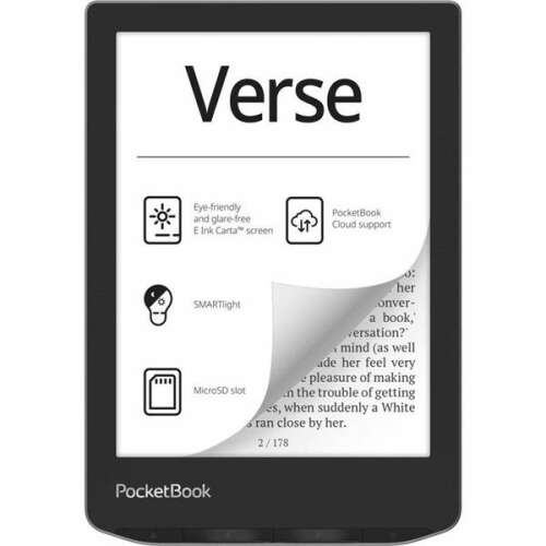 PocketBook Verse PB629 6" E-Book-Lesegerät 8GB Nebelgrau PB629-M-WW
