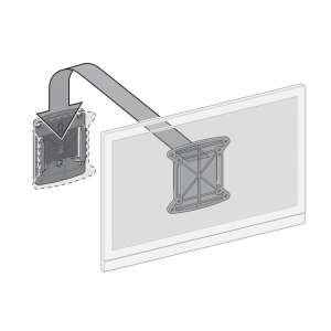 Flatstyle ES100 TV falitartó, TV fali konzol VESA 100