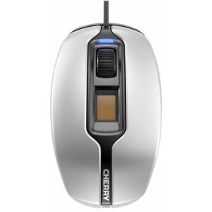 CHERRY MC 4900 Silver Mouse with Fingerprint Reader - Cherry Mouse