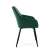 Dining chair set 2pcs P84,5_60 #green-black 98457502